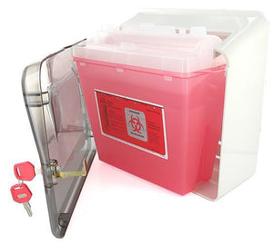 Bemis Sharps Cabinet Only - Use with 5qt Sharps Container & Glove Box Holder - Painful Pleasures