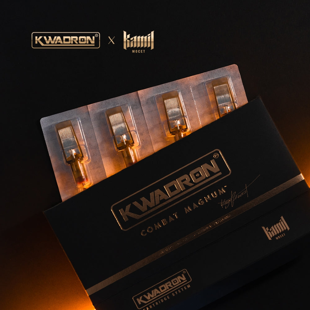 Kwadron Combat Magnum Cartridge Tattoo Needles — Box of 16