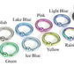 8g Titanium Captive Ring with Snap Fit Ball- Color Options