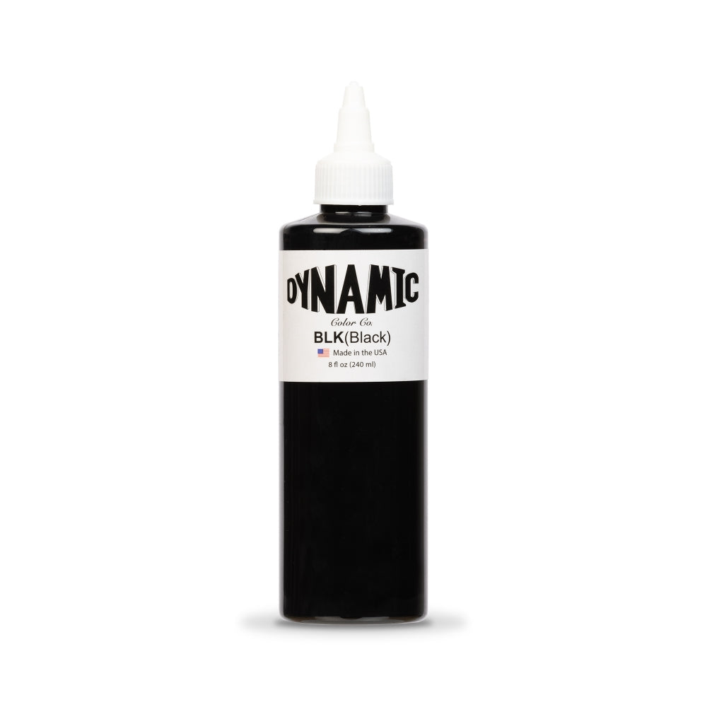 Dynamic Black Tattoo Ink — 8oz Bottle