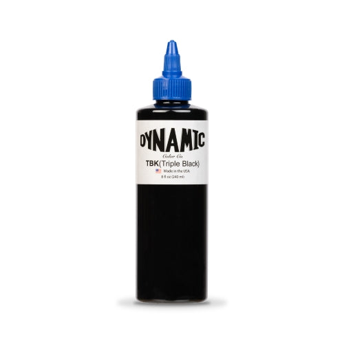 Dynamic Triple Black Tattoo Ink — 8oz Bottle