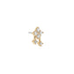 Tilum Jeweled Cuckoo Pendulum 14kt Yellow Gold Threadless Top — Price Per 1 - Painful Pleasures