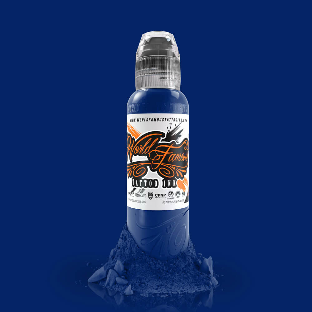 12 Color Primary Set #1 — World Famous Tattoo Ink — 1oz