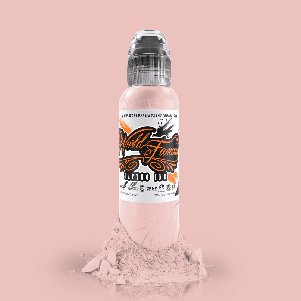 4 bottle Mak's Pink Skintone Set — World Famous Tattoo Ink — Pick Size