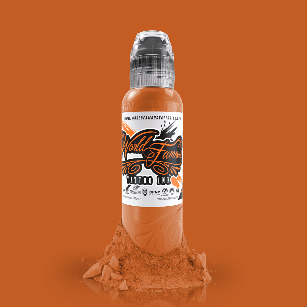 6 bottle Mak's Bricktone Set — World Famous Tattoo Ink — Pick Size