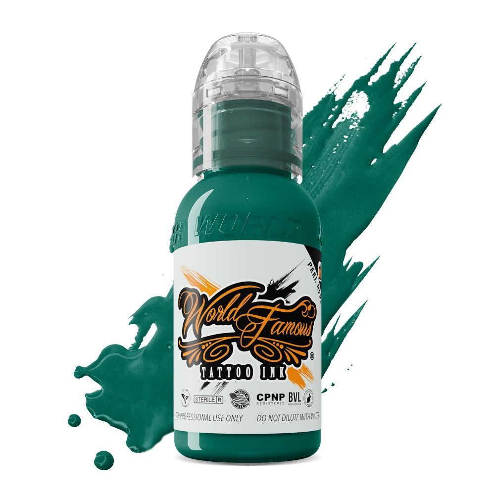 J. Ackerman H.H. Holmes Arsenic Green — World Famous Tattoo Ink — Pick Size