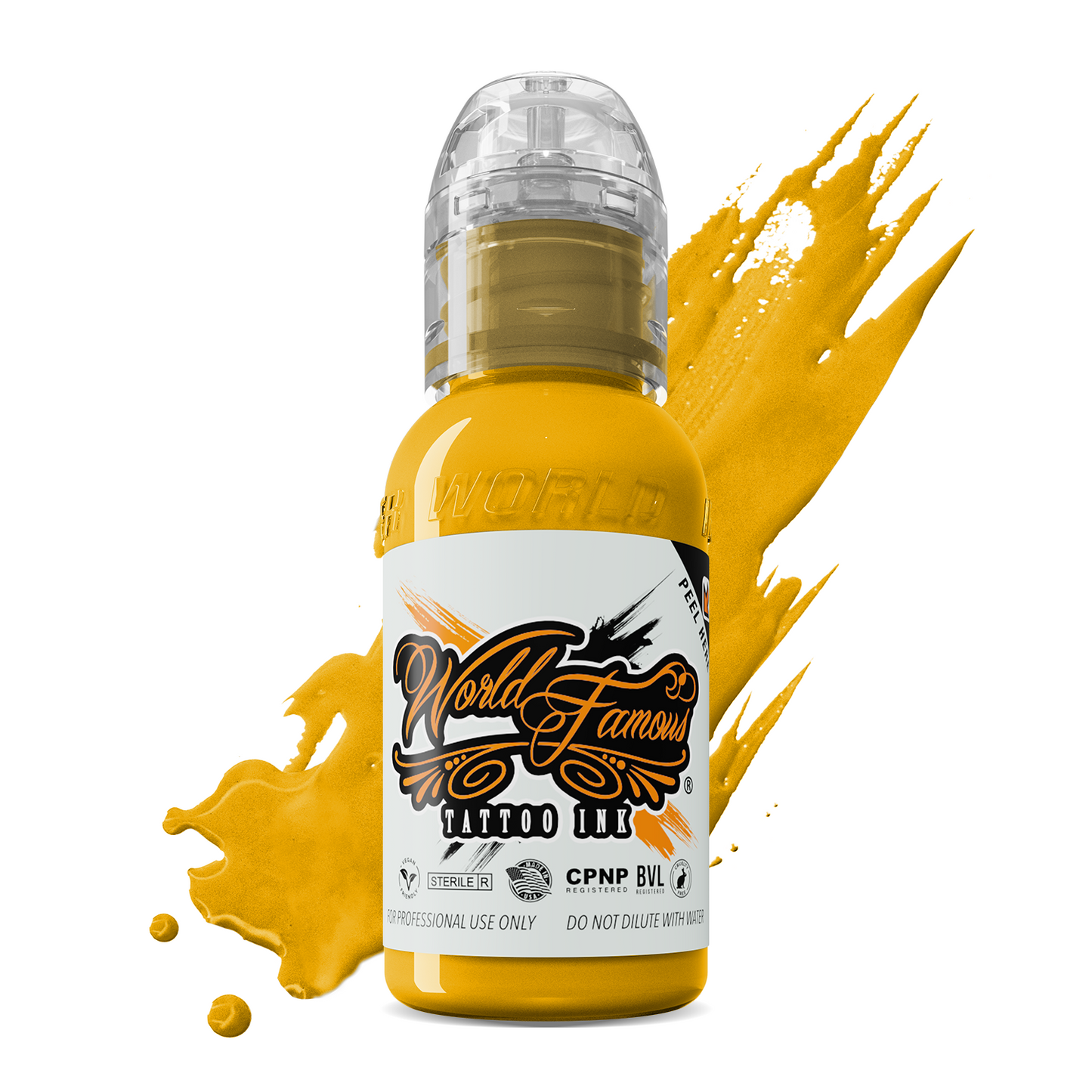 California Gold — World Famous Tattoo Ink — Pick Size