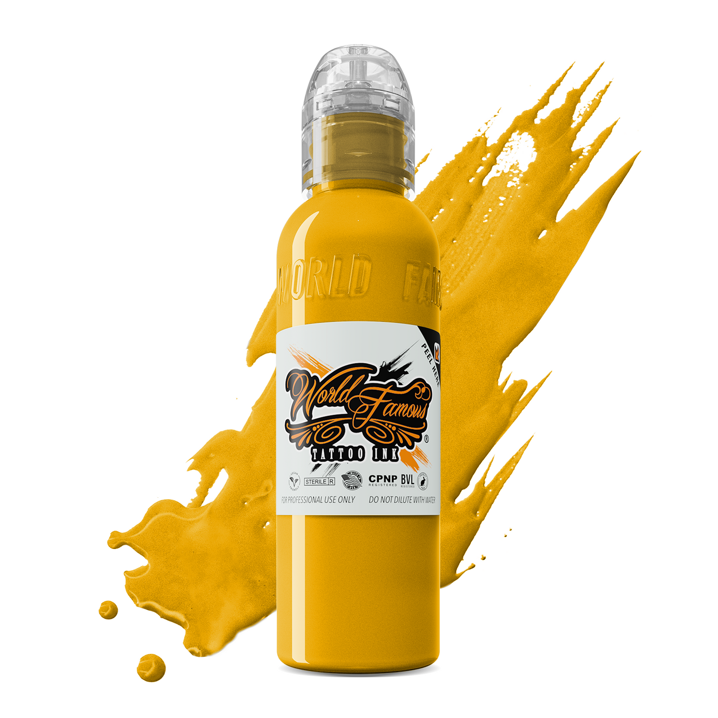 California Gold — World Famous Tattoo Ink — Pick Size