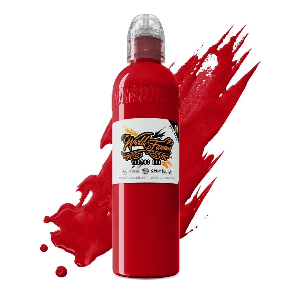 Master Mike Demon Red — World Famous Tattoo Ink — Pick Size