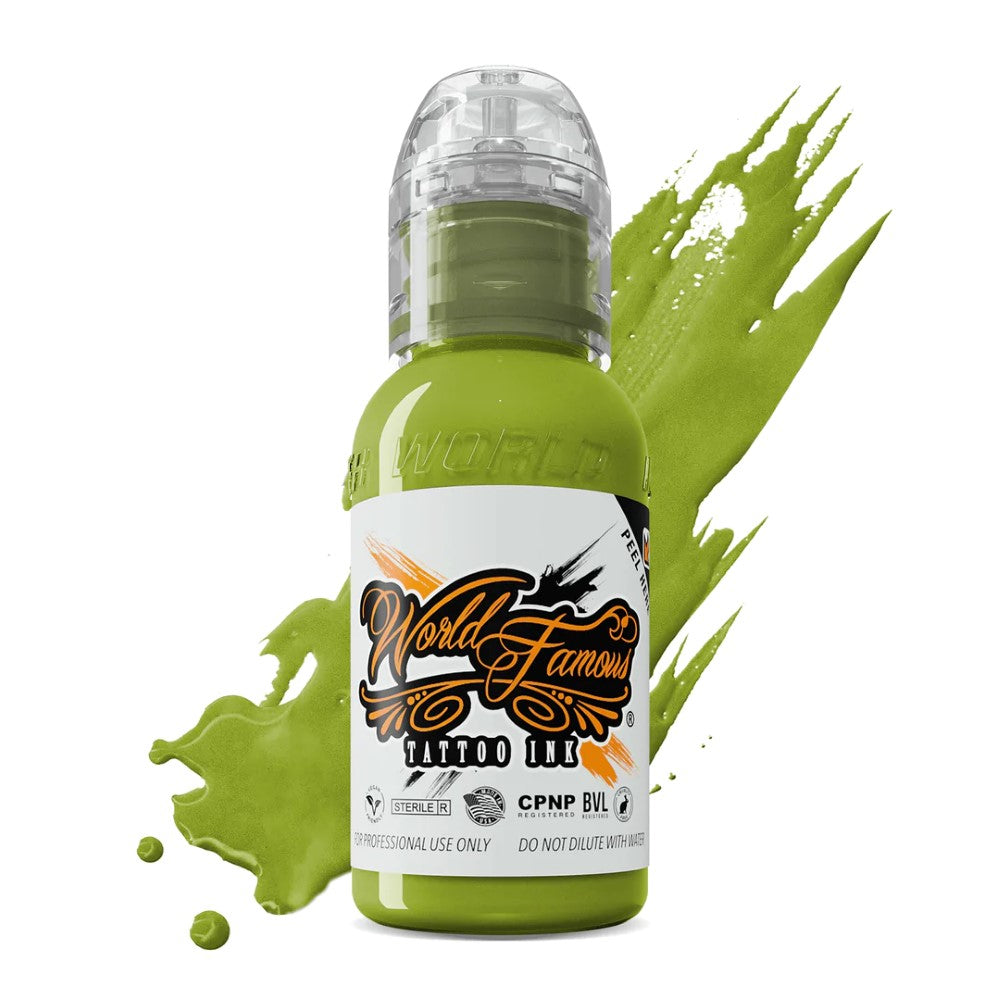 Vincent Zattera Rotten Green Set — World Famous Tattoo Ink — Pick Size