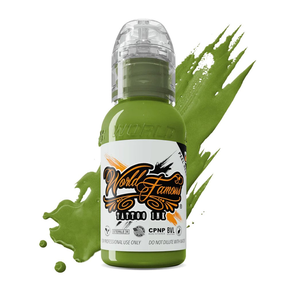 Vincent Zattera Rotten Green Set — World Famous Tattoo Ink — Pick Size