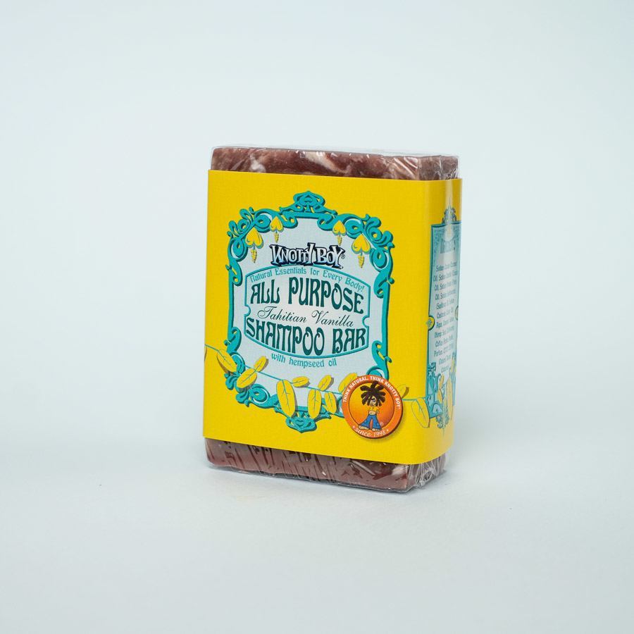 Knotty Boy All Purpose Shampoo Bar - Tahitian Vanilla 4oz Bar