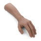 A Pound of Flesh tattooable arm and hand in Fitzpatrick skin tone 4 lying flat