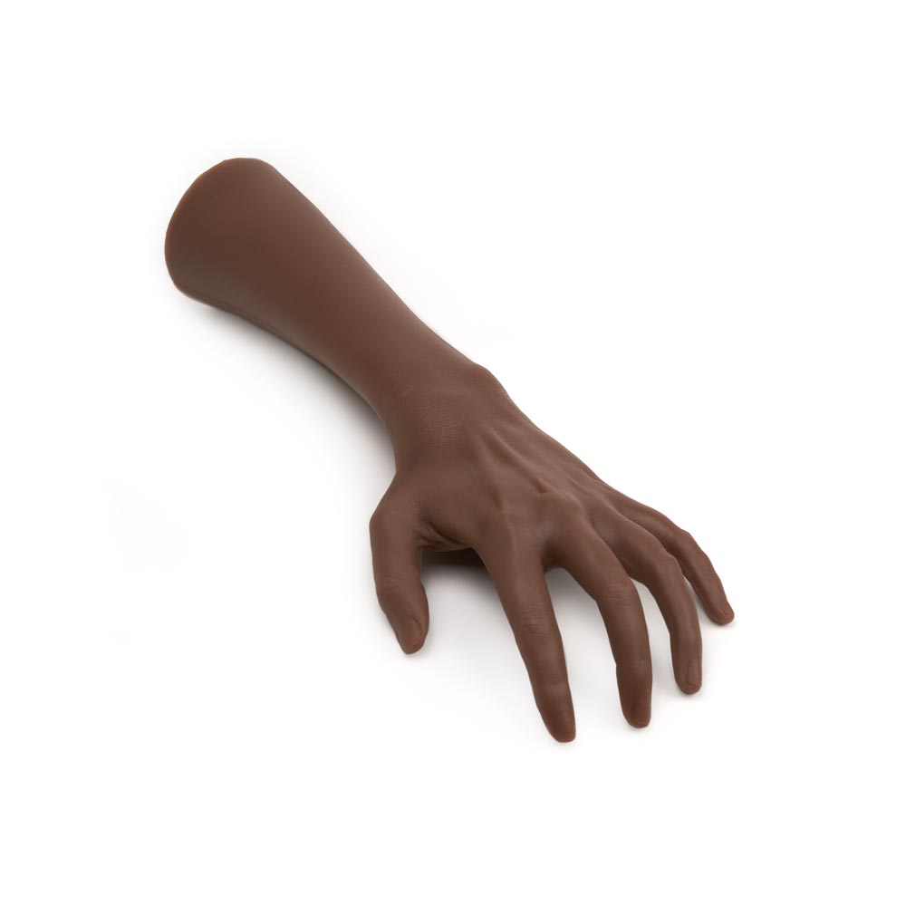 A Pound of Flesh Tattooable Synthetic Female Arm — Fitzpatrick Tone 5 — Right or Left