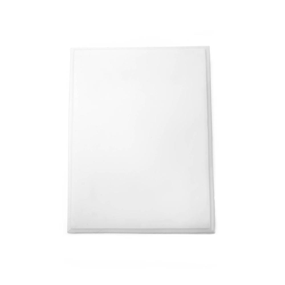 A Pound of Flesh Tattooable Synthetic Rectangular Plaque — White