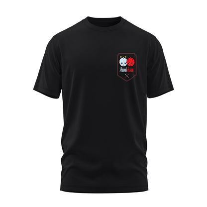 A Pound of Flesh Angel & Devil Black Tee - Painful Pleasures