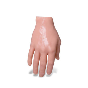 A Pound of Flesh Silicone Synthetic Hand without Wrist — Fitzpatrick Skin Tone 2 — Right or Left - Painful Pleasures