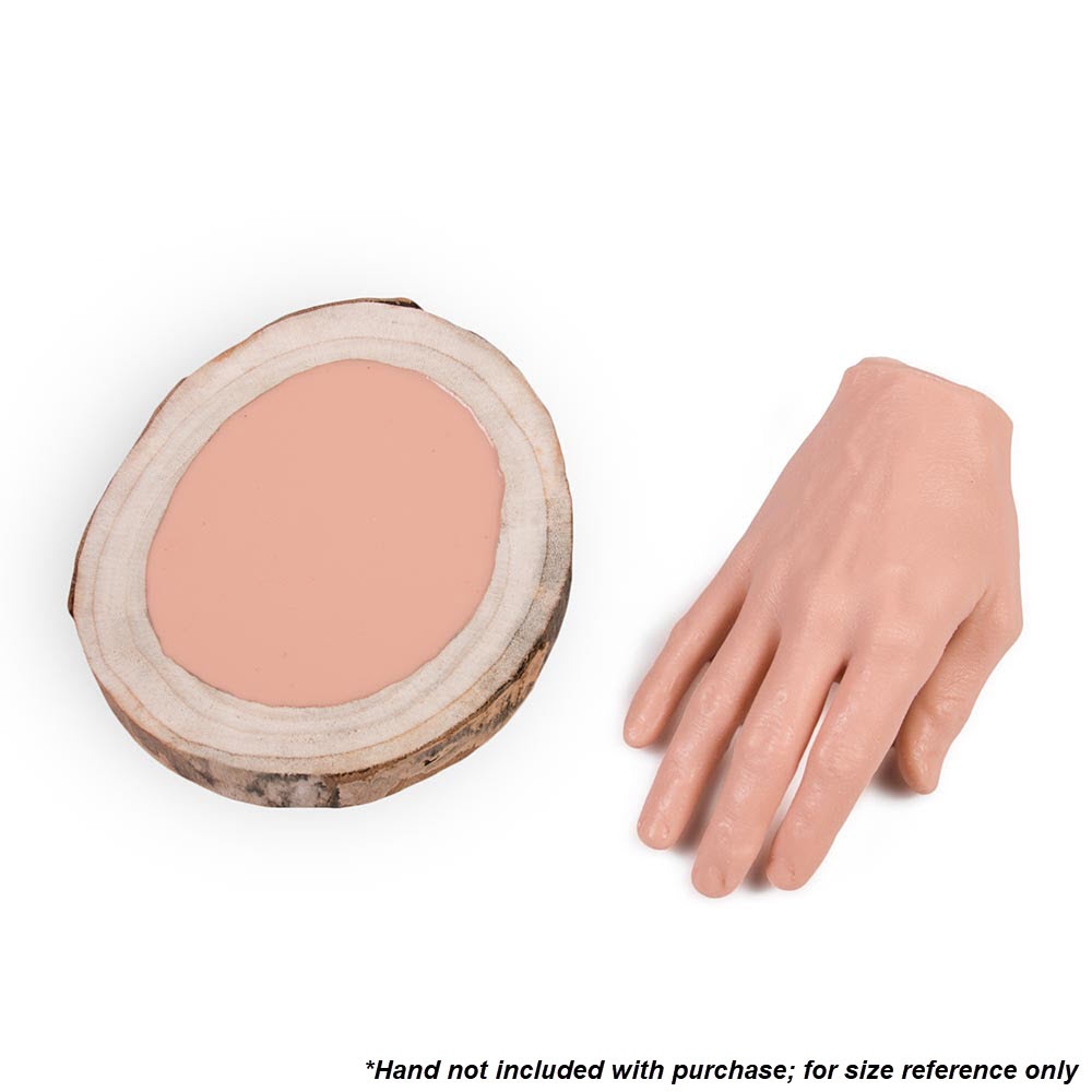 A Pound of Flesh Gallery Series Small Plank — Synthetic Hand Size Comparison