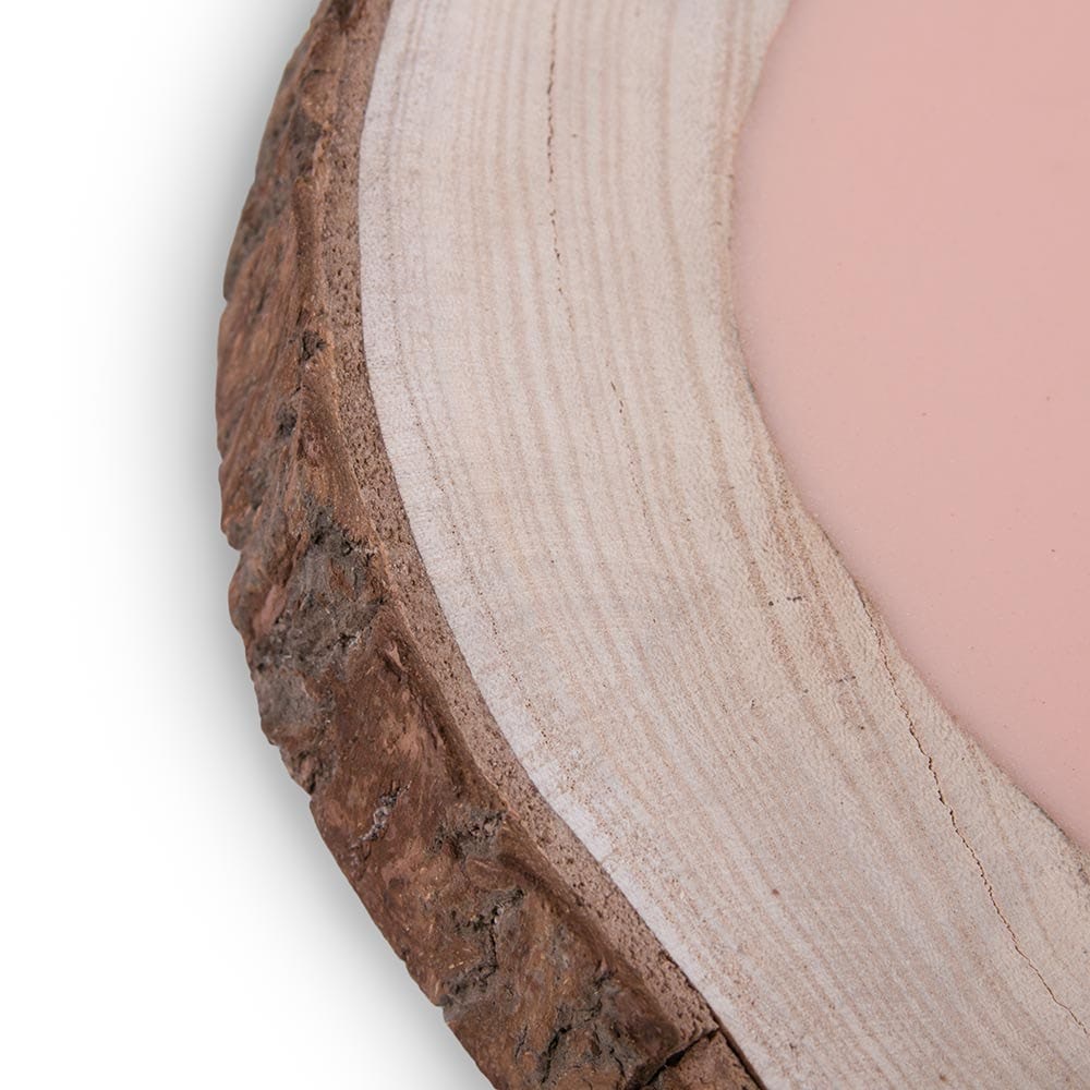 A Pound of Flesh Gallery Series Tattooable Synthetic Round Wooden Plank — Large