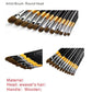 Choose from 12 Different Size Curved Paint Brushes Weasel Hair Bristles