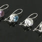 Indonesian Bling Style Sterling Silver Earrings Colors