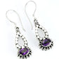 Bali Teary - Indonesian Style Sterling Silver Earrings French Hook
