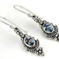 The Crown French Hook Bali Sterling Silver Earrings