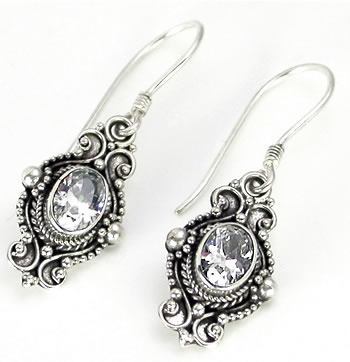 The Flower Bali Sterling Silver French Hook Wholesale Earrings