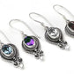 Center Dot Bali Sterling Silver French Hook Wholesale Earrings Colors