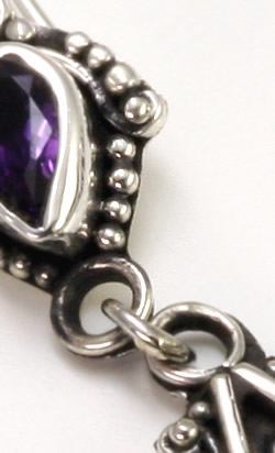 Tear Drop Indonesian with Dangle Cross Belly Button Ring Detail