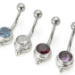 14g 7/16" Bali Bling Indonesian Navel Belly Jewelry