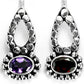 Bali TEARY - Indonesian Style Sterling Silver Earrings French Hook Colors