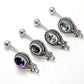 Center Dot Indonesian Belly Button Ring Colors