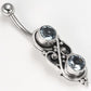 14g 7/16" Majestic Indonesian Pierced Belly Rings