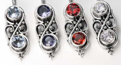 14g 7/16" Majestic Indonesian Pierced Belly Rings - Painful Pleasures