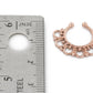 Sterling Silver Detailed Septum Ring or Earring - Clip On