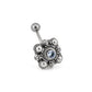 14g 7/16" Cluster Indonesian Wholesale Navel Ring