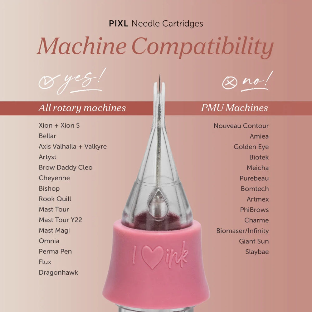 Pi Needle Tina Davies PIXL Needle Cartridges Sampler Pack — Box of 15 ...
