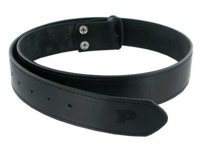 Genuine Leather Buckle Belt - Black