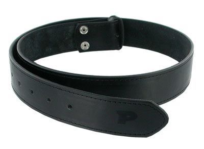 Genuine Leather Buckle Belt - Black - Painful Pleasures