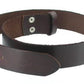 Premium Leather Buckle Belt - Brown