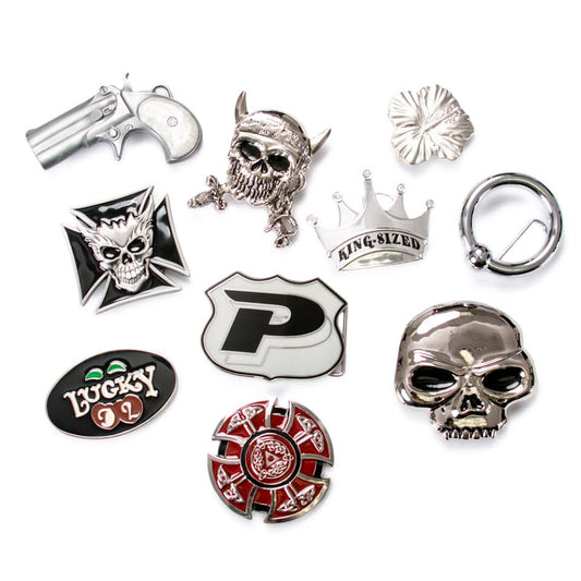 Painful Pleasures Belt Buckle Bundle Deal — 10 Belt Buckles