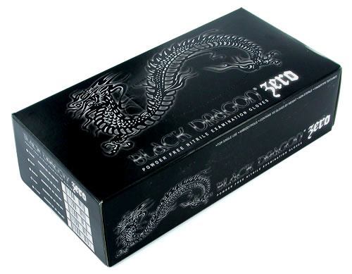 Black Dragon Zero Disposable Nitrile Gloves — Box of 100