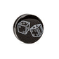Custom Engraved Black Agate Stone Plug — Price Per 1