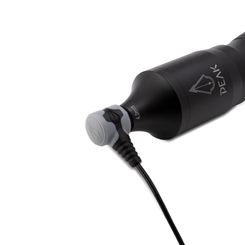 Peak DC Cord for Kyan Pen — 6.5’ Right Angle Black/Grey — Price Per 1