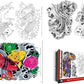 Professional Series # 5 Tattoo Book of Koi Fish - Carp, Karpfen, Carpe, Karpit, Karpar etc...