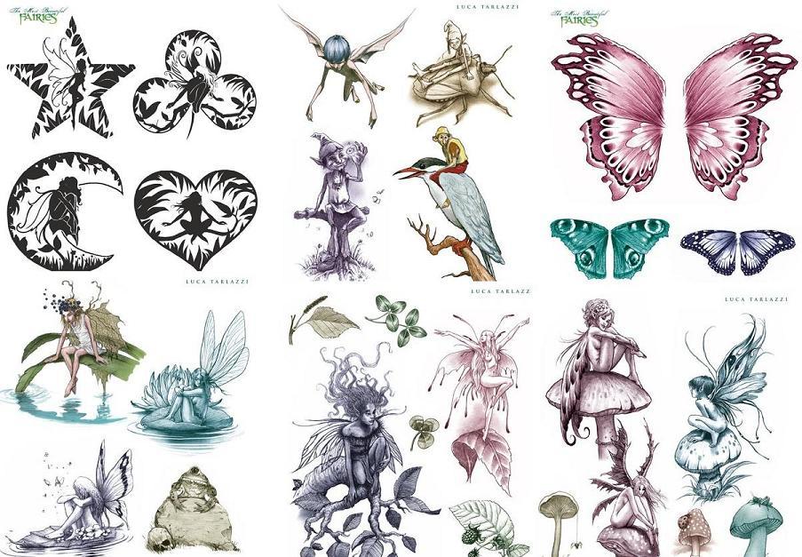 The Most Beautiful Fairies — Tattoos by Luca Tarlazzi —Softcover Book