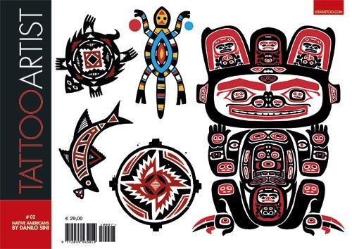 Tattoo Artist Native Americans # 2 - Big Tattoo Book by Danilo Sini