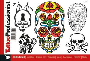 Tattoo Professionist # 8 - Skulls for All Tattoo Book - Painful Pleasures