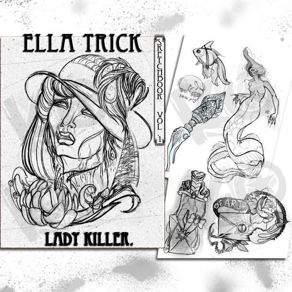 Lady Killer Sketchbook Volume 1 by Ella Trick